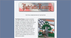 Desktop Screenshot of patrioticrosary.com